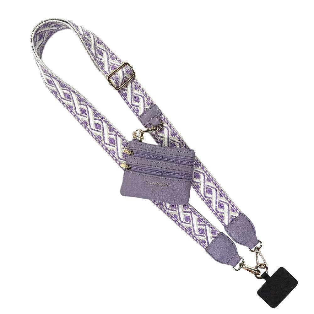 Clip & Go Strap w/Zippered Pouch XOXO