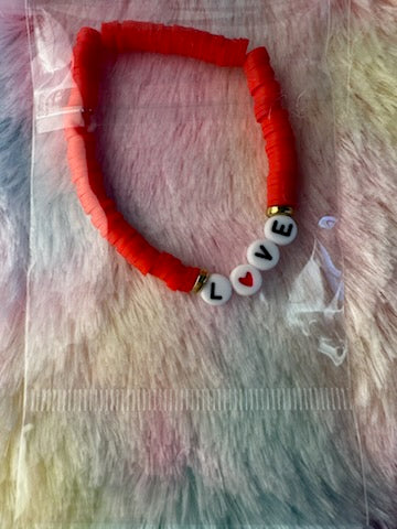 Bracelets Beaded Valentine