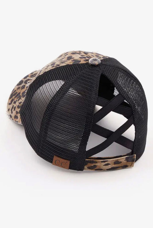 CC Leopard Pony cap