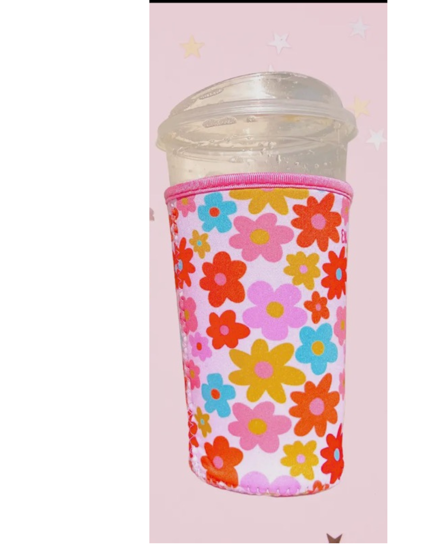 Coffee Cup Cover Elle Nicole (Retro Floral)