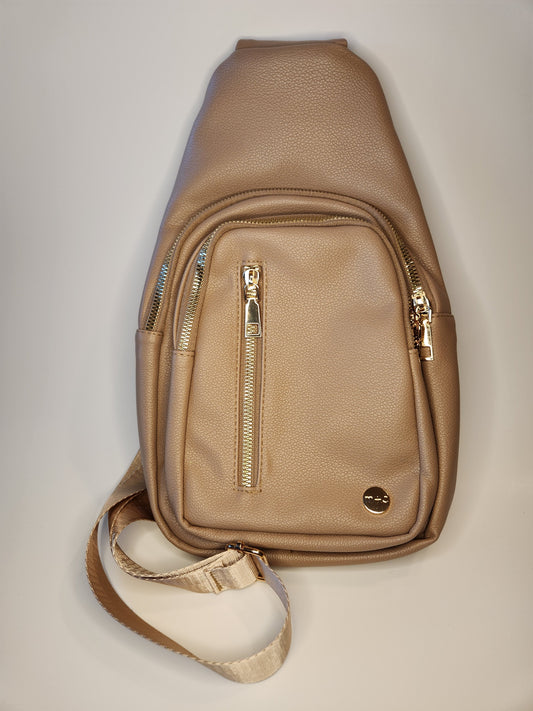 Camry Sling Crossbody (Taupe)