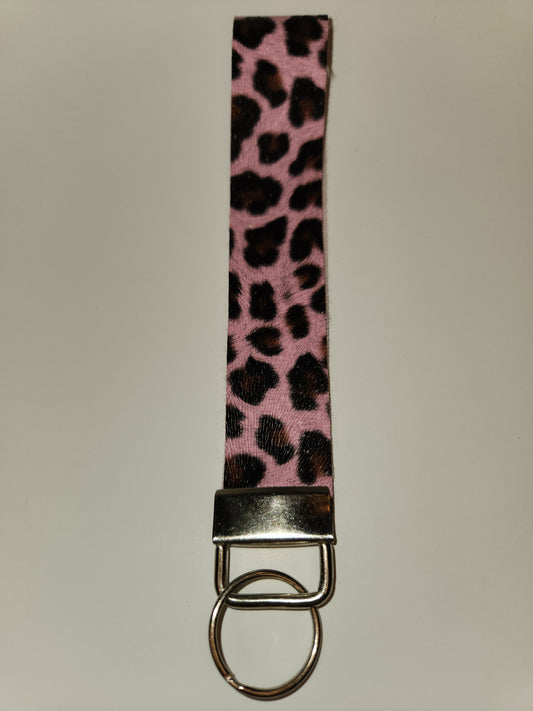 Pink camo Wristlet