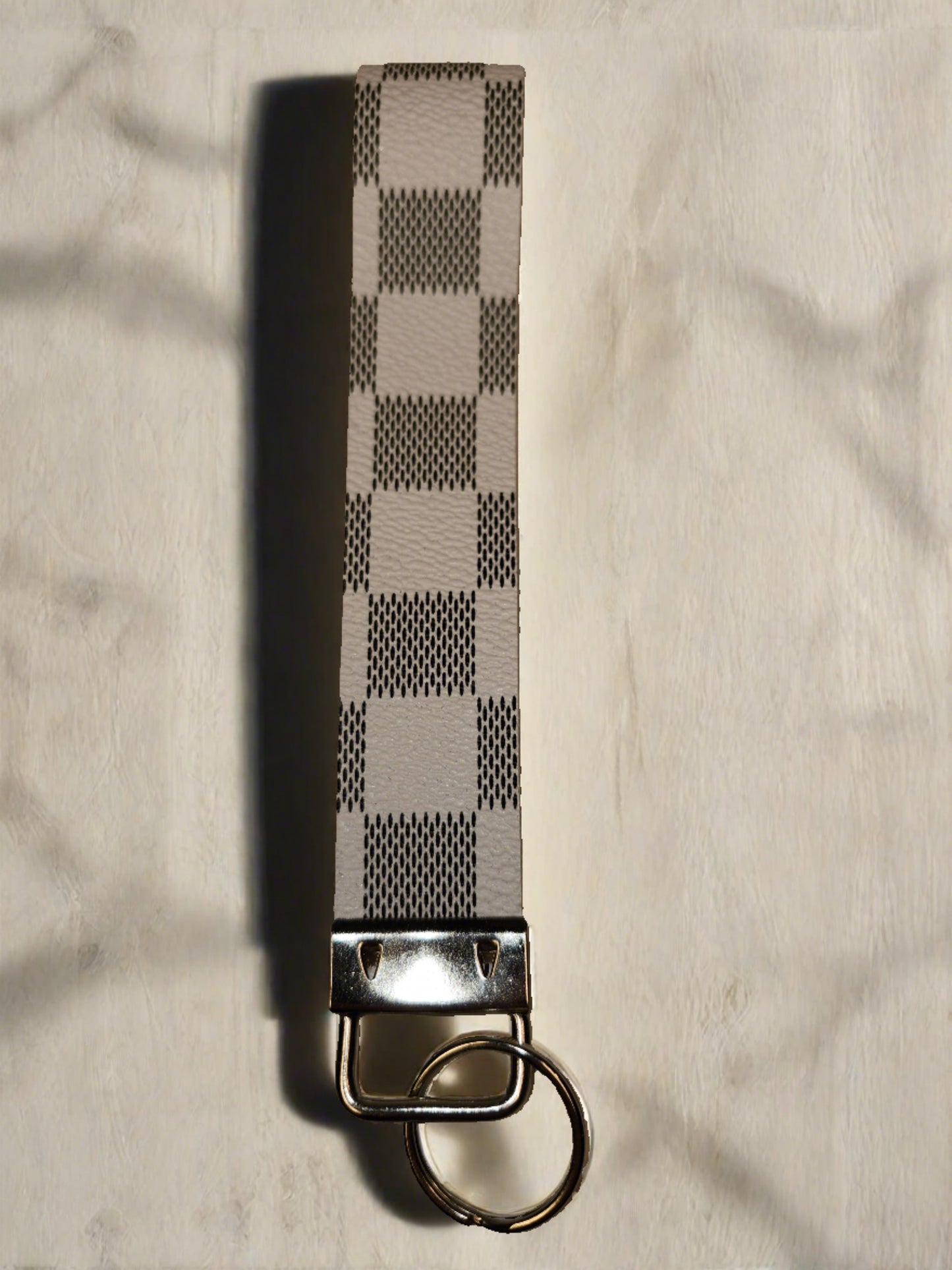 Wristlet Black and White checker