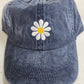 Baseball cap Blue daisy