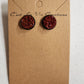 Earrings Faux Druzy  post