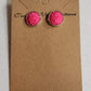 Earrings Faux Druzy  post