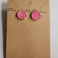 Earrings Faux Druzy  post