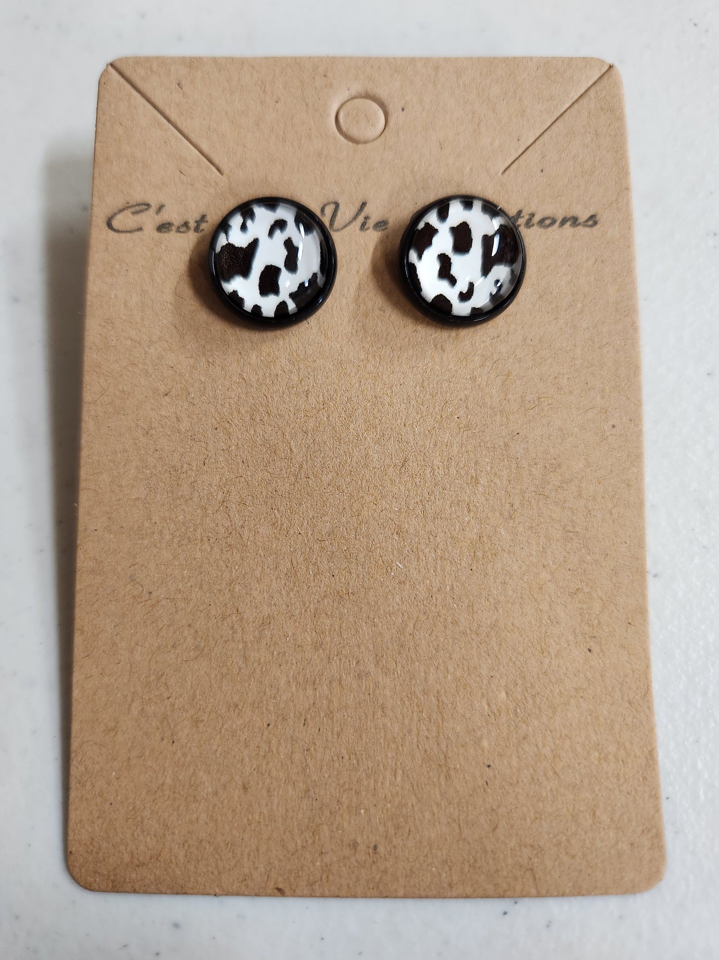 Earrings Faux Druzy  post