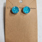 Earrings Faux Druzy  post