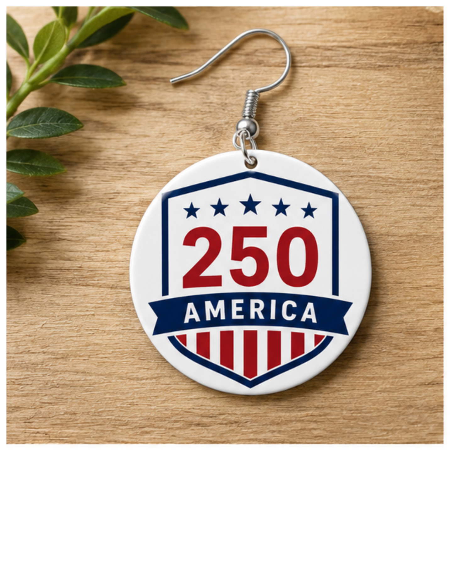 America 250 Commemorative Sublimation Earrings
