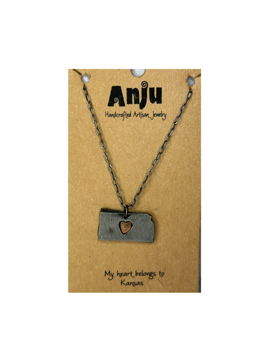 Anju - My Heart belongs to Kansas Necklace N800-KS