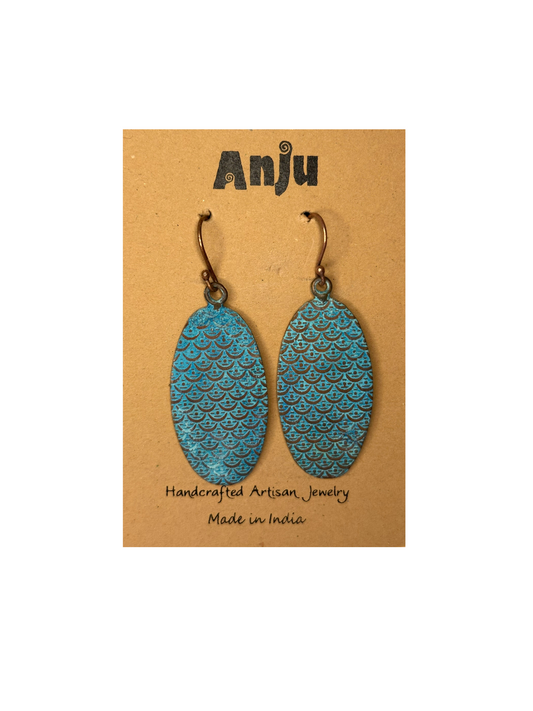 Anju Earrings Copper Patina EP338