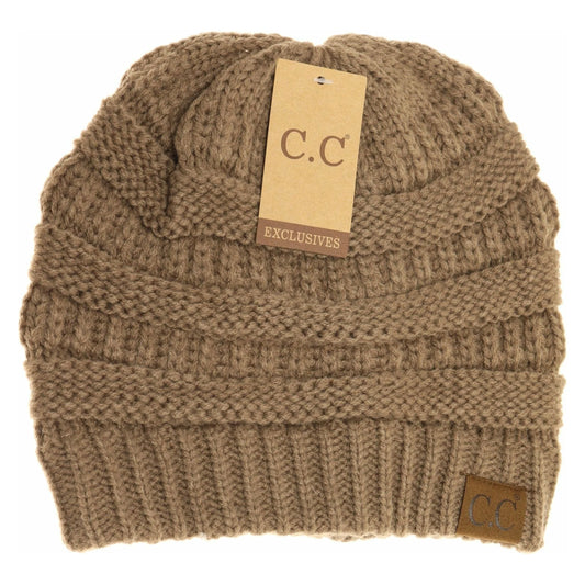 C.C Classic Beanie (taupe)