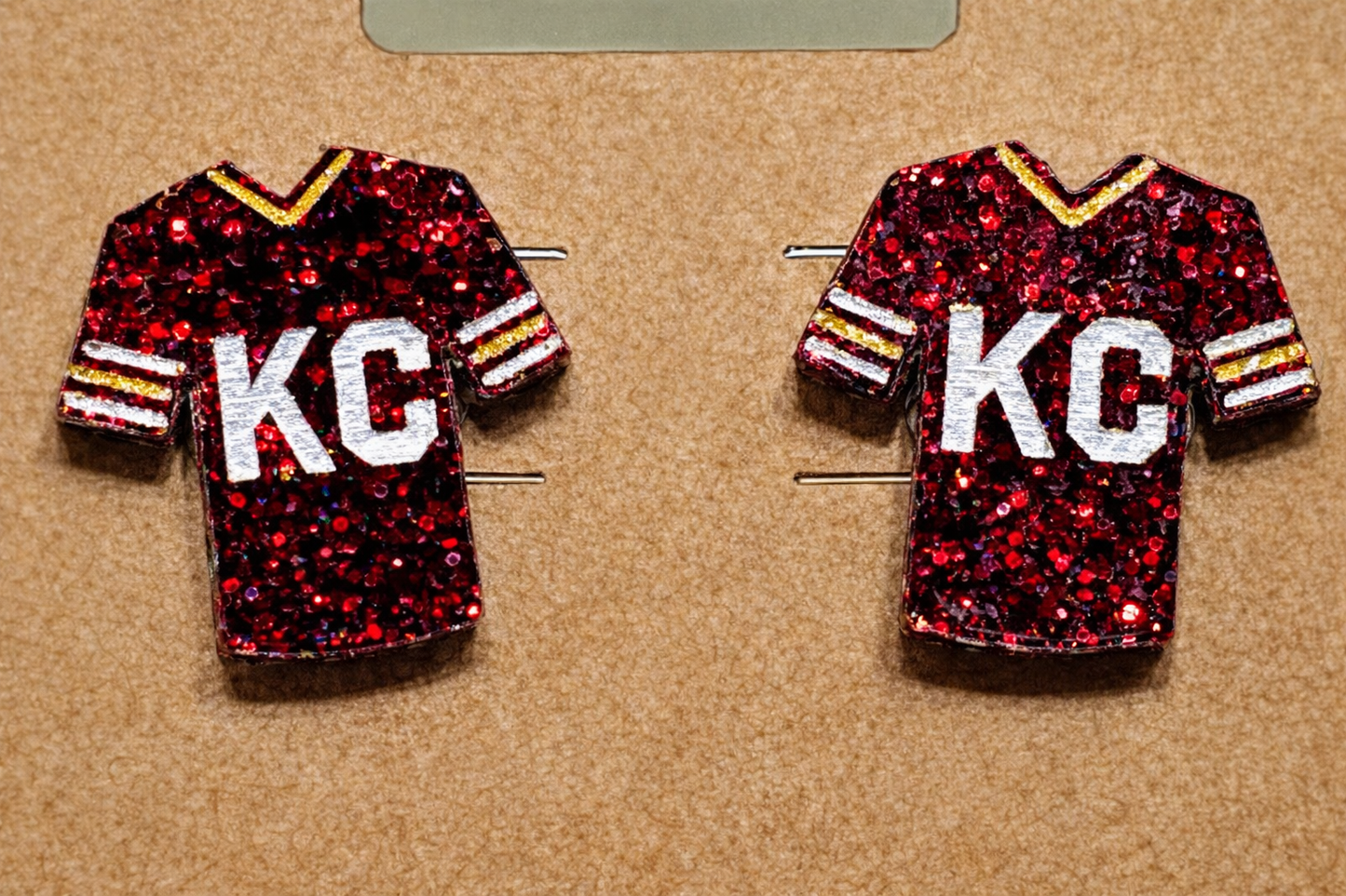 Acrylic Stud Earrings "KC"