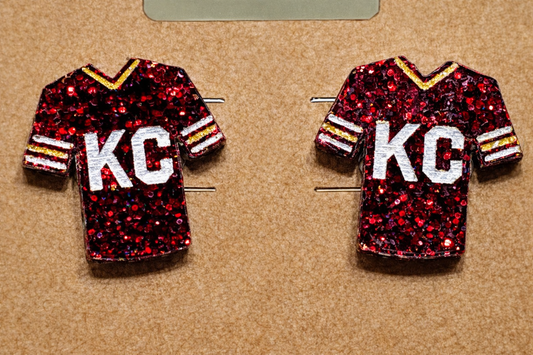 Acrylic Stud Earrings "KC"