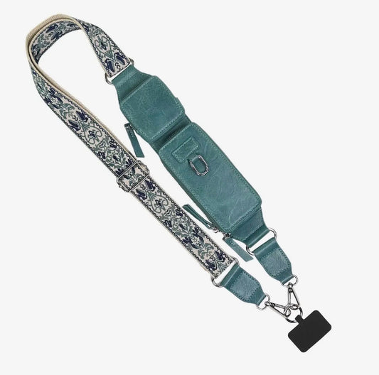 GOTR Clip & Zip with RFID Strap (Deep Sea Teal) (Hardware: silver)