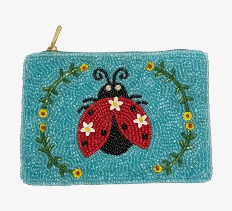 Nima Fully Beaded Coin Purses