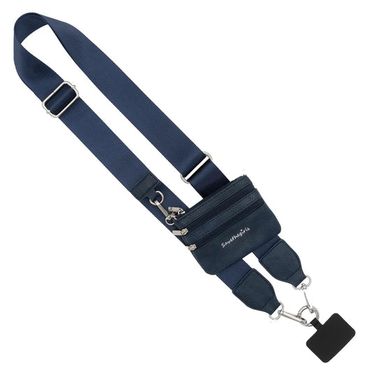 Girls on the Run Clip & Go Crossbody Phone Lanyard (Navy)