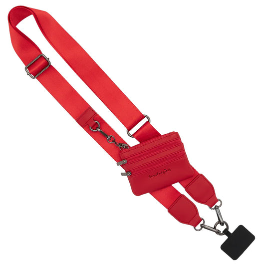 Girls on the Run Clip & Go Crossbody Phone Lanyard (Red)