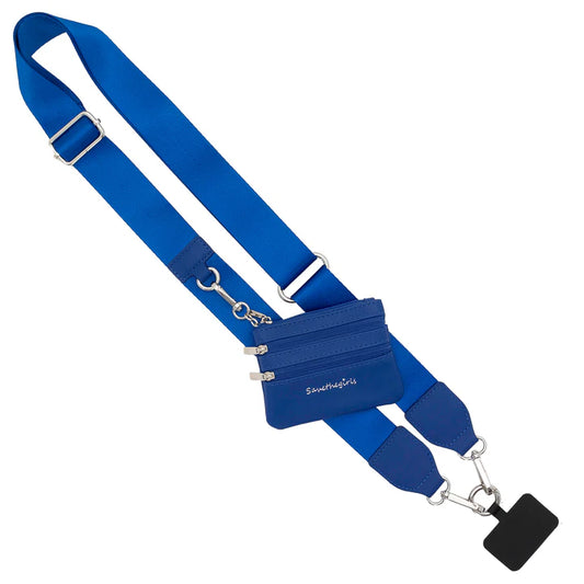 Girls on the Run Clip & Go Crossbody Phone Lanyard (Royal Blue)