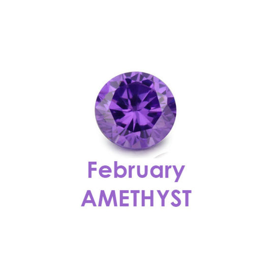 Birthstone Charms (February)