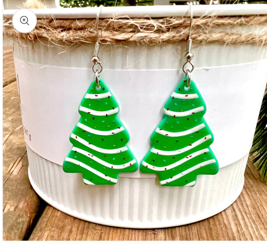 Earrings Christmas Tree