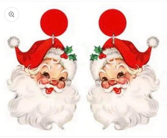 Earrings Santa