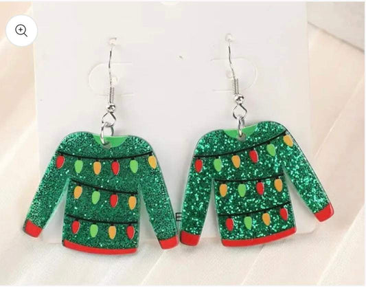 Earrings Christmas Sweater