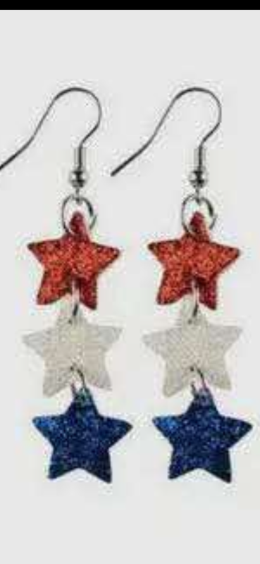 July 4th Earrings
