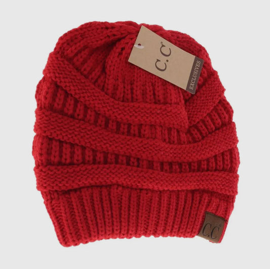 C.C Classic Beanie (red)