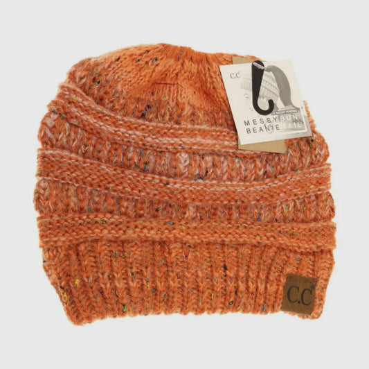 Flecked Ombre C.C Beanie Tail (orange)