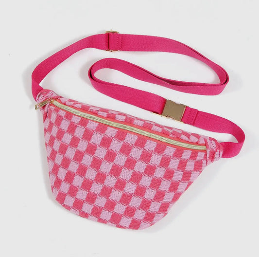 Sling Bag (Check Yourself belt pink sling bag)