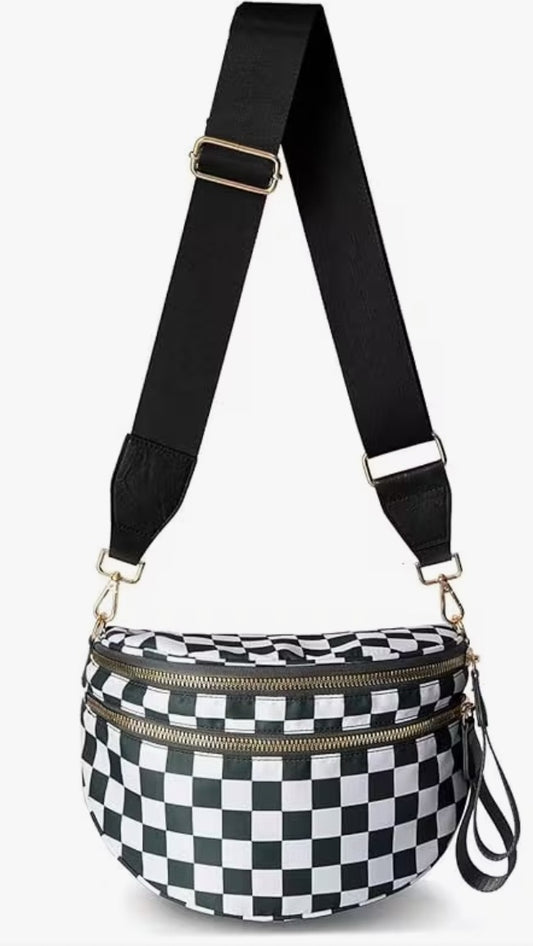 BumBag (Black and White checkered)