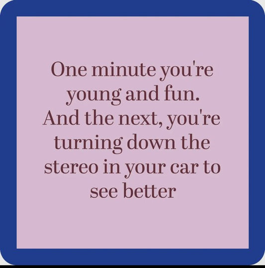 Coaster Drinks on Me (Young and fun)