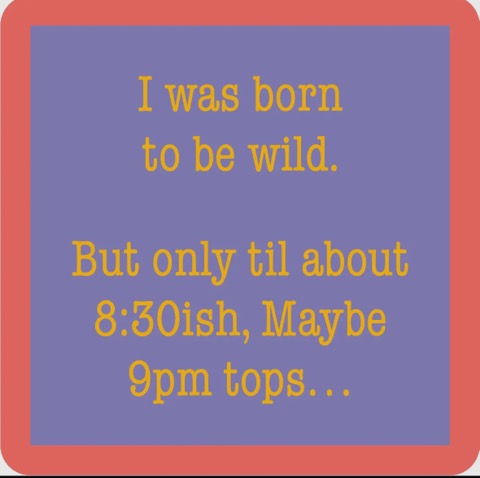 Coaster Drinks on Me (Born to be Wild)
