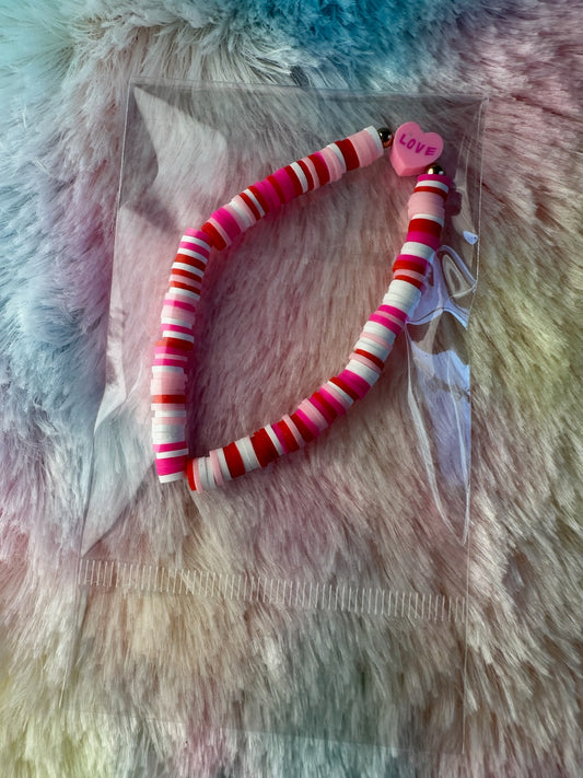 Bracelets Beaded Valentine