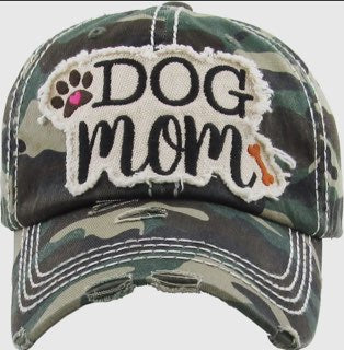 Camo Baseball cap (Dog Mom)