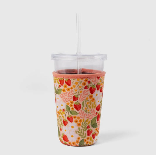 Drink Sleeve (Strawberry Patch)