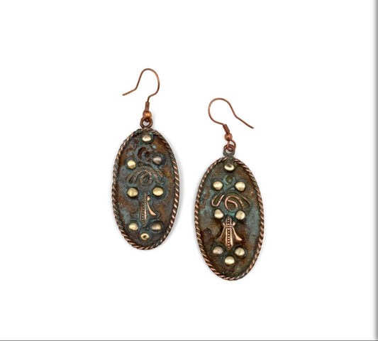 Anju Earrings Patina (EP311)