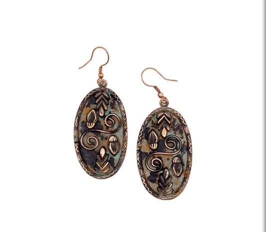 Anju Earrings Patina (EP309)