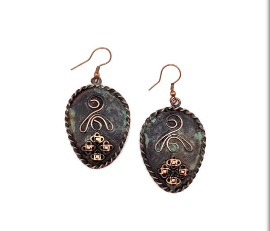 Anju Earrings Patina (EP307)
