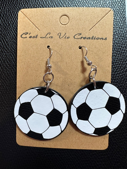 Earrings Soccer