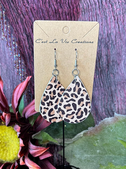 Earrings Faux Leather