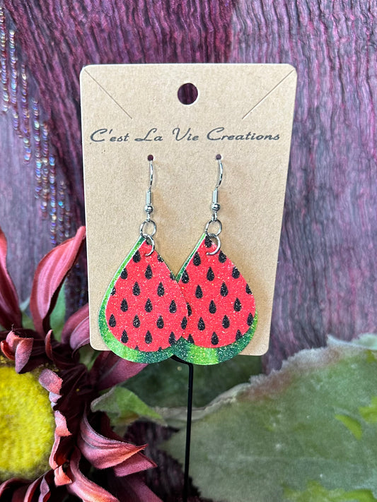 Earrings Faux Leather