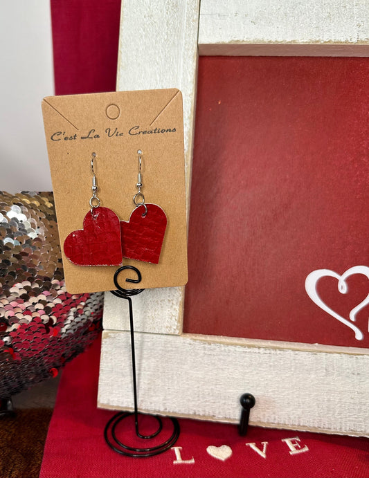 Earrings Valentine (Leather)