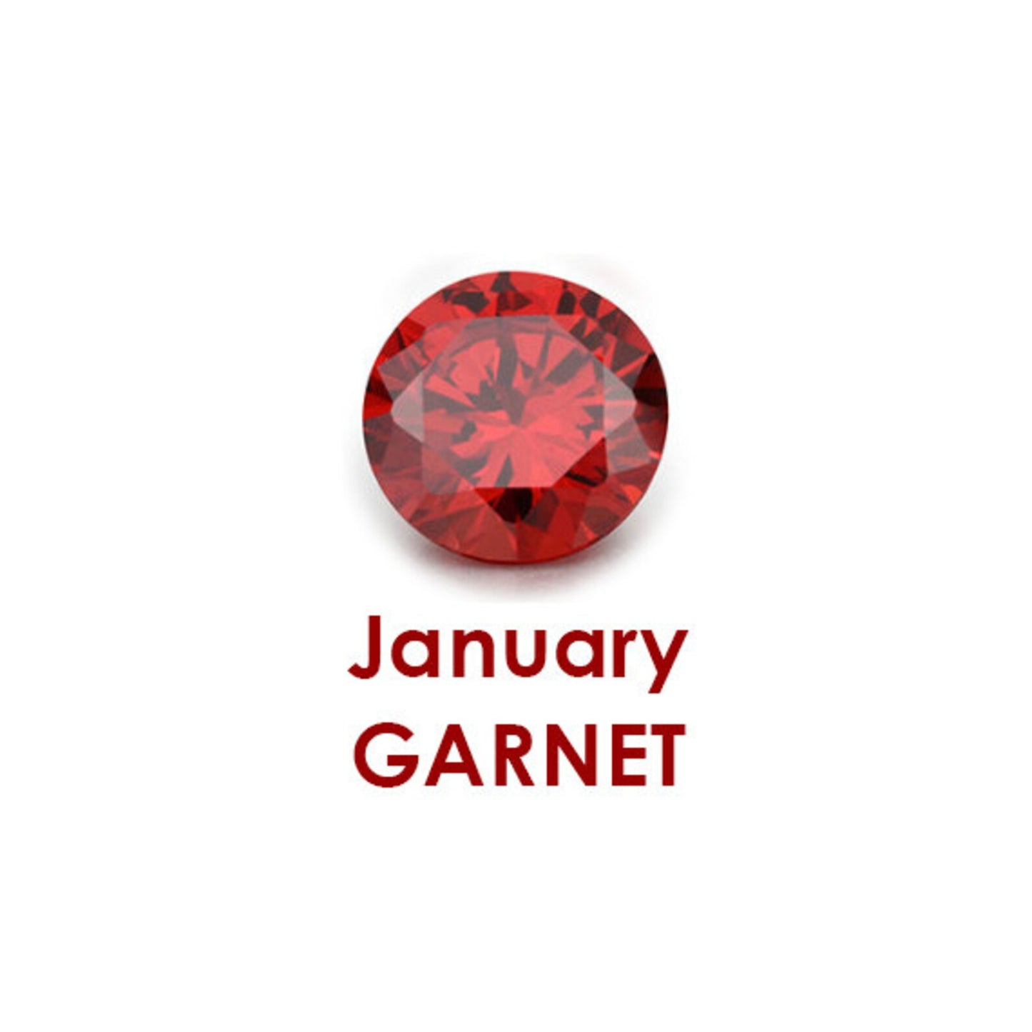 Birthstone Charms (January)