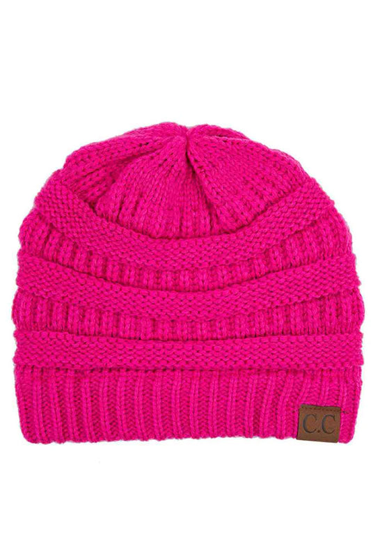 C.C Beanie Tail (Neon Hot Pink)