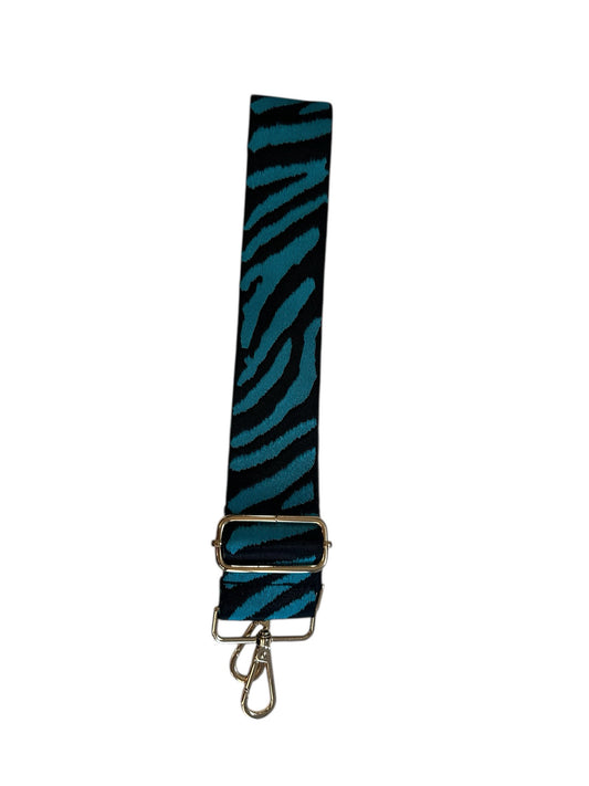 Interchangable Bag straps (Zebra Turquoise and black)
