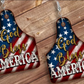 Earrings American Flag