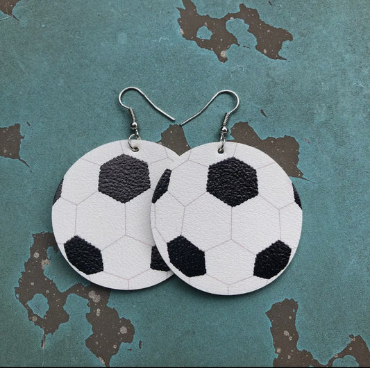Earrings Soccer